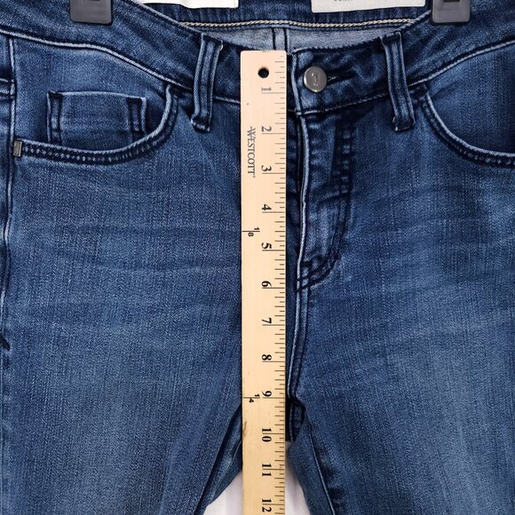 Pilcro & The Letterpress Jeans Women's 28 Script Skinny Frayed Hem - Picture 10 of 15